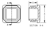 Square Tubing Inserts - Diagram